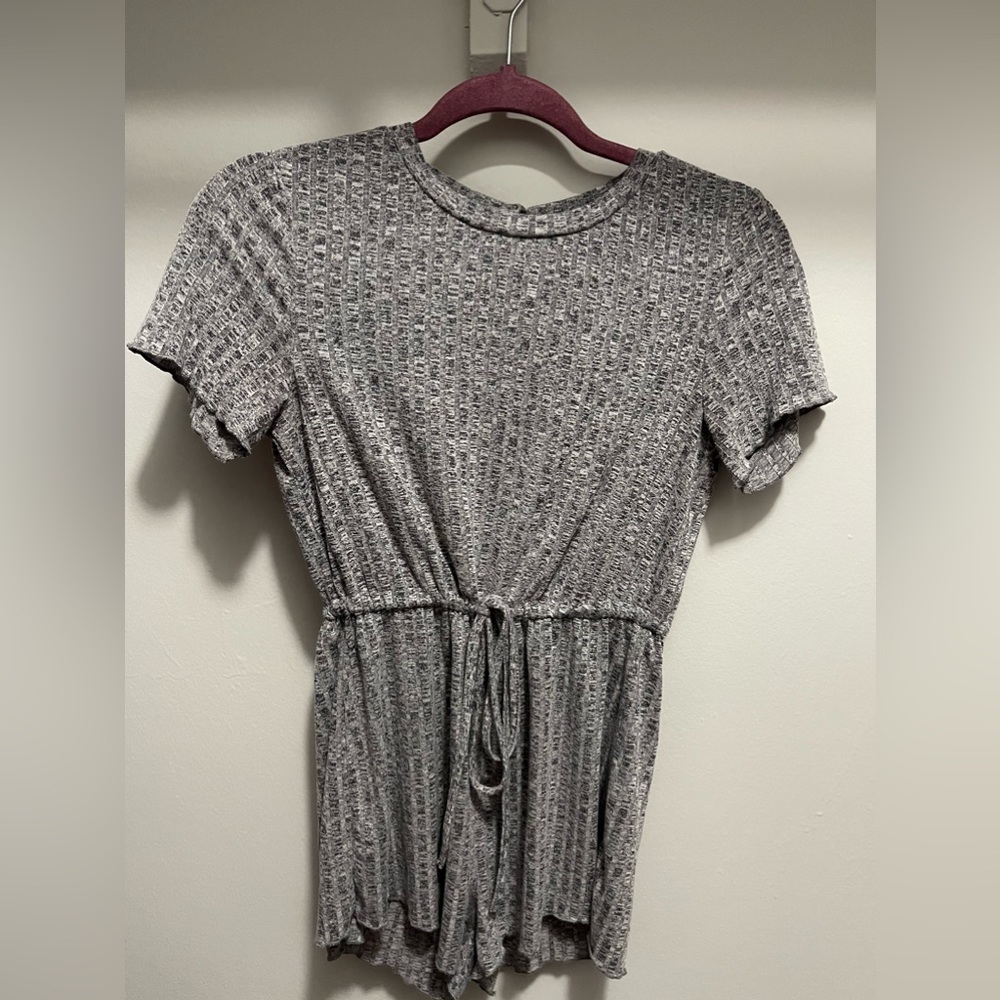 SHEIN gray short romper